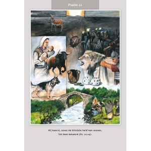 Kaart psalm 22:14 - Hij heerst, zover de blindste heid'nen wonen